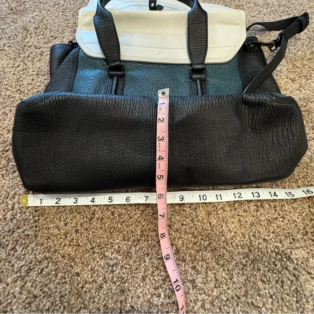 3.1 Phillip Lim Pashli Teal Colorblock Leather Bag